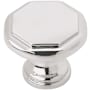 Amerock Torrance 1-3/16 Inch Geometric Cabinet Knob Polished Chrome