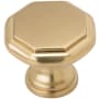 Amerock Torrance 1-3/16 Inch Geometric Cabinet Knob Champagne Bronze