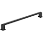 Amerock Appoint 10-1/16 Inch Center to Center Handle Cabinet Pull Matte Black
