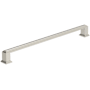 Amerock Appoint 10-1/16 Inch Center to Center Handle Cabinet Pull Satin Nickel