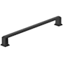 Amerock Appoint 8-13/16 Inch Center to Center Handle Cabinet Pull Matte Black