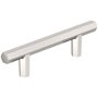 Amerock Caliber 3 Inch Center to Center Bar Cabinet Pull Polished Nickel