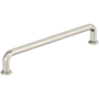 Amerock Factor 6-5/16 Inch Center to Center Handle Cabinet Pull Satin Nickel