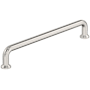 Amerock Factor 6-5/16 Inch Center to Center Handle Cabinet Pull Polished Nickel