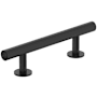 Amerock Radius 3 Inch Center to Center Bar Cabinet Pull Matte Black