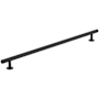 Amerock Radius 12-5/8 Inch Center to Center Bar Cabinet Pull Matte Black