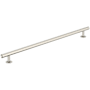 Amerock Radius 12-5/8 Inch Center to Center Bar Cabinet Pull Satin Nickel