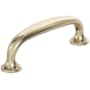 Amerock Renown 3 Inch Center to Center Handle Cabinet Pull Golden Champagne
