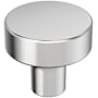 Amerock Merced 1-1/4 Inch Round Cabinet Knob Polished Chrome