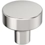 Amerock Merced 1-1/4 Inch Round Cabinet Knob Polished Nickel