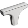Amerock Merced 7/16 Inch Bar Cabinet Knob Polished Chrome