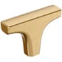 Amerock Merced 7/16 Inch Bar Cabinet Knob Champagne Bronze