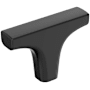 Amerock Merced 7/16 Inch Bar Cabinet Knob Matte Black