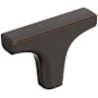 Amerock Merced 7/16 Inch Bar Cabinet Knob Oil Rubbed Bronze