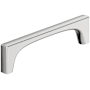 Amerock Merced 5-1/16 Inch Center to Center Bar Cabinet Pull Polished Chrome