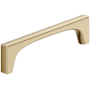 Amerock Merced 5-1/16 Inch Center to Center Bar Cabinet Pull Golden Champagne