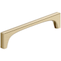 Amerock Merced 6-5/16 Inch Center to Center Bar Cabinet Pull Golden Champagne