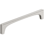 Amerock Merced 7-9/16 Inch Center to Center Bar Cabinet Pull Satin Nickel