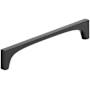 Amerock Merced 7-9/16 Inch Center to Center Bar Cabinet Pull Matte Black