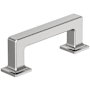Amerock Lintel 3 Inch Center to Center Bar Cabinet Pull Polished Chrome