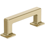 Amerock Lintel 3 Inch Center to Center Bar Cabinet Pull Golden Champagne