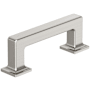 Amerock Lintel 3 Inch Center to Center Bar Cabinet Pull Satin Nickel