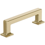 Amerock Lintel 3-3/4 Inch Center to Center Bar Cabinet Pull Golden Champagne