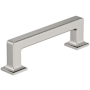 Amerock Lintel 3-3/4 Inch Center to Center Bar Cabinet Pull Polished Nickel