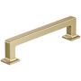 Amerock Lintel 5-1/16 Inch Center to Center Bar Cabinet Pull Golden Champagne