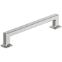 Amerock Lintel 6-5/16 Inch Center to Center Bar Cabinet Pull Polished Chrome