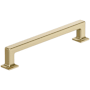 Amerock Lintel 6-5/16 Inch Center to Center Bar Cabinet Pull Golden Champagne