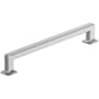 Amerock Lintel 7-9/16 Inch Center to Center Bar Cabinet Pull Polished Chrome