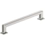 Amerock Lintel 7-9/16 Inch Center to Center Bar Cabinet Pull Polished Nickel