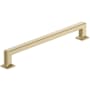 Amerock Lintel 8-13/16 Inch Center to Center Bar Cabinet Pull Golden Champagne