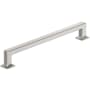 Amerock Lintel 8-13/16 Inch Center to Center Bar Cabinet Pull Satin Nickel