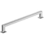 Amerock Lintel 10-1/16 Inch Center to Center Bar Cabinet Pull Polished Chrome