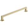 Amerock Lintel 10-1/16 Inch Center to Center Bar Cabinet Pull Golden Champagne