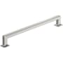 Amerock Lintel 10-1/16 Inch Center to Center Bar Cabinet Pull Polished Nickel