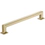 Amerock Lintel 12 Inch Center to Center Bar Cabinet Pull Golden Champagne