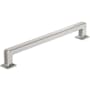 Amerock Lintel 12 Inch Center to Center Bar Cabinet Pull Satin Nickel