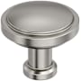 Amerock Faircrest 1-1/4 Inch Smooth Round Cabinet Knob Satin Nickel