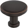 Amerock Faircrest 1-1/4 Inch Smooth Round Cabinet Knob Oil Rubbed Bronze