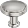 Amerock Faircrest 1-1/4 Inch Smooth Round Cabinet Knob Polished Nickel