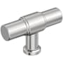 Amerock Faircrest 5/8 Inch Smooth Bar Cabinet Knob Polished Chrome