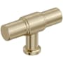 Amerock Faircrest 5/8 Inch Smooth Bar Cabinet Knob Golden Champagne