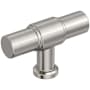 Amerock Faircrest 5/8 Inch Smooth Bar Cabinet Knob Satin Nickel