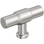 Amerock Faircrest 5/8 Inch Smooth Bar Cabinet Knob Polished Nickel