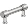 Amerock Faircrest 3 Inch Center to Center Smooth Bar Cabinet Pull Polished Chrome