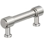 Amerock Faircrest 3 Inch Center to Center Smooth Bar Cabinet Pull Polished Nickel