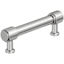 Amerock Faircrest 3-3/4 Inch Center to Center Smooth Bar Cabinet Pull Polished Chrome